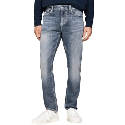 Abbildung von Tommy Jeans Austin SLIM Tapered Fit, Herren, Größe: 38x32, Denim dark