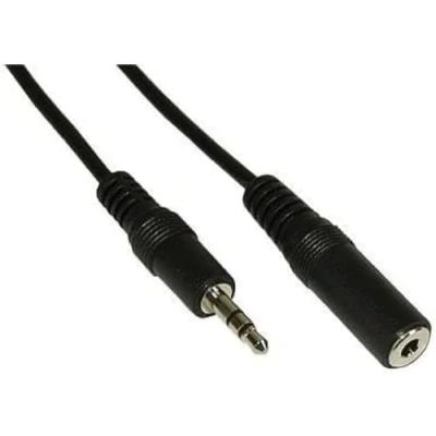 Abbildung von InLine 99934 1 m 3.5 mm schwarz Audio Kabel