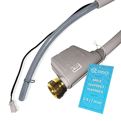 Abbildung von DL pro Aquastop Zulaufschlauch 1,8m kompatibel mit Miele 2,5L/min 10499862 10499863 10499864 7638500 für Geschirrspüler Spülmaschine Geschirrspülmaschine