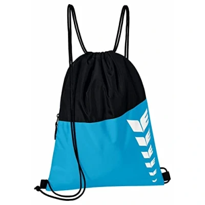 Abbildung von Erima Unisex Six Wings Basic Turnbeutel, Curacao/schwarz, 1