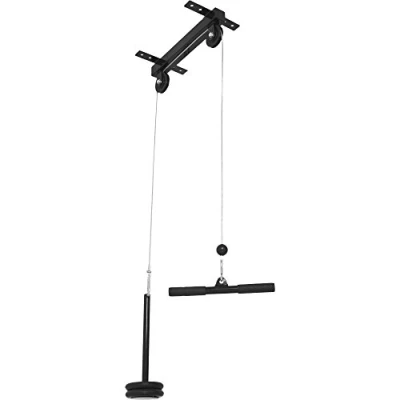Abbildung von GORILLA SPORTS Trainingsstation Kabelzug 30/31 mm, Latzug, Seilzug, Unterarmtrainer, Kabelzugstation, (1 tlg)