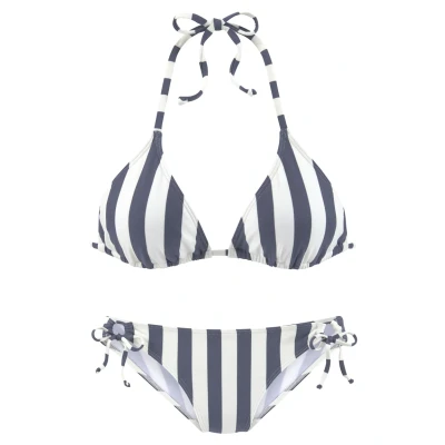 Abbildung von Venice Beach Triangel 2 SET Bikini, Damen, Größe: 34xC/D, Marine / weiß