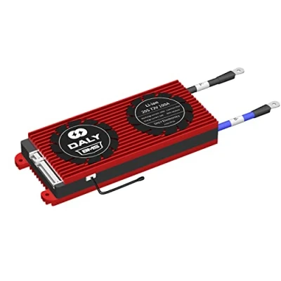 Abbildung von DALY BMS 20S 72V 100A Li Ion Batteriemanagementsystem Batteriepack Schutzplatine mit gemeinsamem Anschluss und Ausgleichsleitungen für Heimwerker 18650 Batterie elektronisches Gerät