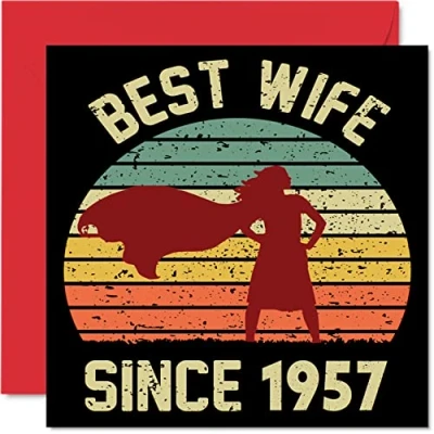 Abbildung von 67. Karte Hochzeitstag Jahrestag für Ehefrau Bester Alles Gute zum Hochzeits Jubiläum Karten den Partner, 145mm Grußkarten Siebenundsechzigste Jahrestage