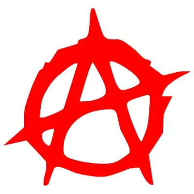Abbildung von Anarchy Symbol Car Styling Truck Body Window Decals Reflective Sticker Decor Red