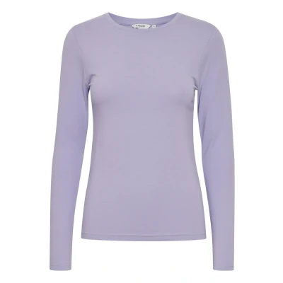 Abbildung von b.young Bypamila Langarmshirt, Damen, Größe: XL, Purple