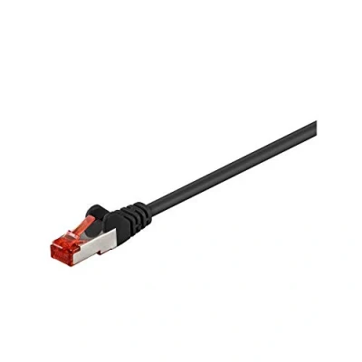 Abbildung von Goobay 68701 CAT 6 Patchkabel, S/FTP (PiMF), Schwarz, LSZH halogenfrei, Kupfer