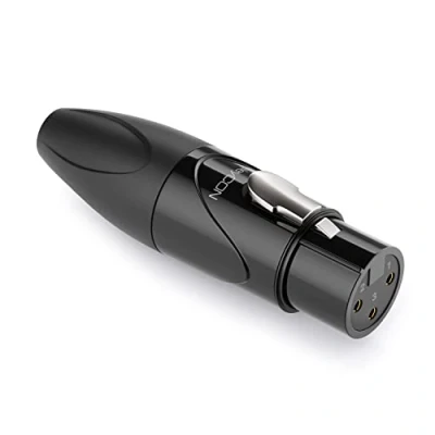 Abbildung von deleyCON 1 Stück XLR Audio Adapter Konfektionierbar Buchse auf Roh Anschluss für Kabel und Geräte Lautsprecher Mikrofon Mischpult Musikinstrument Tonstudio