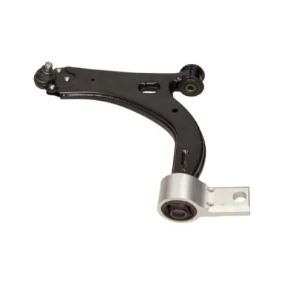 Abbildung von MAXGEAR 72 1873 Querlenker ohne Zubehör Vorderachse, unten, links Stahlblech FORD: FIESTA 5, Fusion Kombi, 5 Van, MAZDA: 2 Hatchback