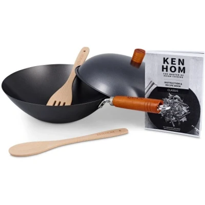 Abbildung von KEN HOM Wok &quot;Classic&quot;, Stahl, (Set, 5 tlg.)