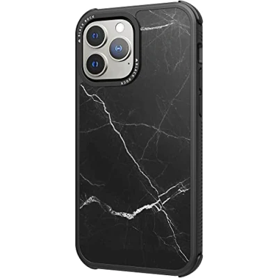 Abbildung von Black Rock Hülle Robust Marble Case Passend für Apple iPhone 13 Pro I Handyhülle, Cover (Schwarz)
