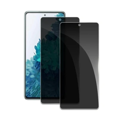 Abbildung von 2 Stück Schutzfolie für Samsung Galaxy S20FE, 3D Gebogene vollständige Abdeckung Schutzglas Folie, Anti Kratzer, Öl, Bläschen, Einfache Installation
