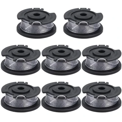 Abbildung von Yweller 8 Stück Ersatzspule F016800569/F016800385 Länge 4,9m Dicke 1,6mm passend für Bosch Akku Rasentrimmer EasyGrassCut 23/26, 18/18 230/18 260/18 26, ART 23 SL, 26 SL