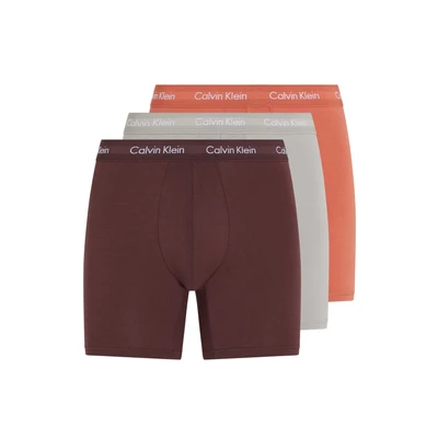 Abbildung von Calvin Klein Underwear Brief 3 PACK Panties, Herren, Größe: Small, Rock ridge/fudge/bruschetta