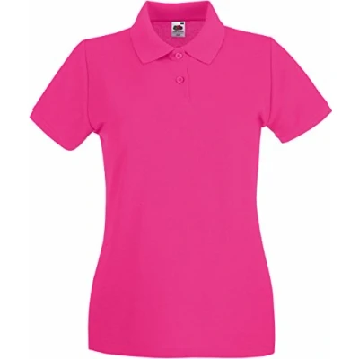 Abbildung von Fruit of the Loom: Lady Fit Premium Polo 63 030 0, Größe:S (10);Farbe:Fuchsia