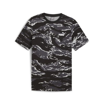 Abbildung von Puma ESS+ CAMO TEE Tshirt print, Herren, Größe: Medium, Black