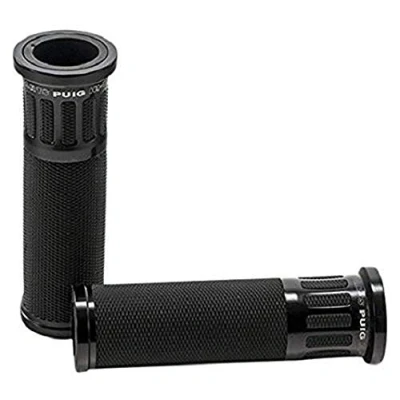 Abbildung von Puig 8188N Griffe Hi Tech Racing Schwarz, 123 mm