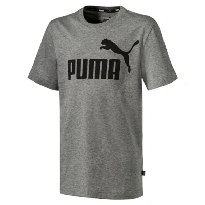 Abbildung von PUMA Jungen T shirt, Medium Gray Heather, 128 (Herstellergröße: 8 ans)