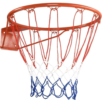 Abbildung von COSTWAY Basketballkorb Ø 45 cm Basketballring mit Netz
