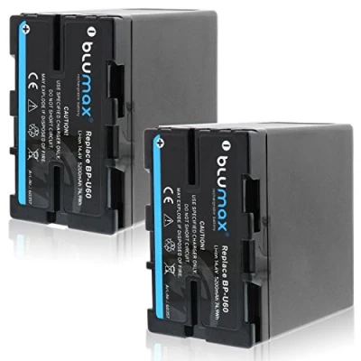 Abbildung von Blumax 2X Akku für Sony BP U60 5200mAh Ersetzt U30 U90 U95