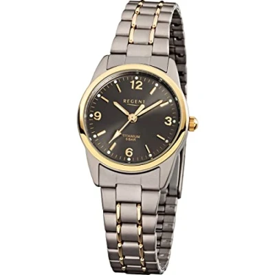 Abbildung von Regent Titanuhr 71709195 F429, Quarzuhr, Armbanduhr, Damenuhr,