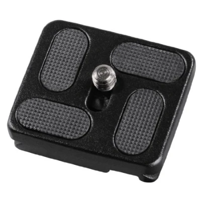 Abbildung von Hama Schnellkupplungsplatte für Stativ Traveller 146 Premium Duo, A 1/4“ Gewinde, Schwarz