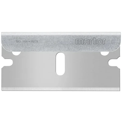 Abbildung von MARTOR 10 x BÜGELKLINGE, Rostfreie Ersatzklingen Schaber, 19,3 mm, Scharf, Im Magazin, 1 fach Nutzbar, Stahl, NR. 44