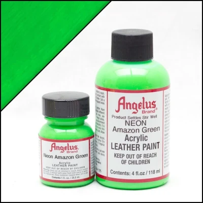 Abbildung von Angelus Lederfarbe Amazon Grün 118ml