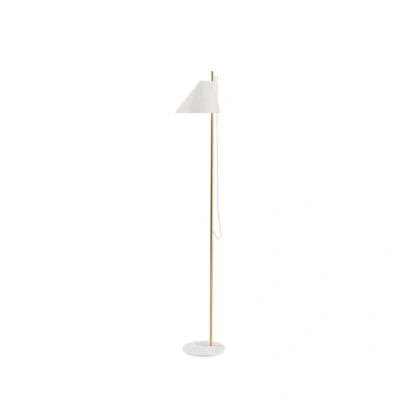Abbildung von Louis Poulsen Marmor Stehlampe Yuh Brass, weiß