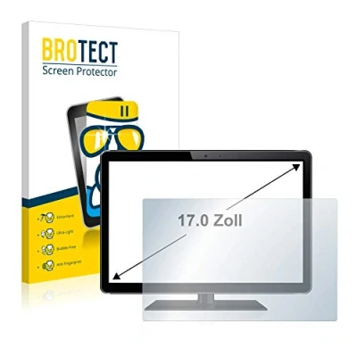 Abbildung von BROTECT 17&quot; Schutzglas für Industrie Monitore mit 17,0 Zoll (43.2 cm) [338 x 270 mm, 5:4] Schutzfolie Panzer Folie Glas [Extrem Kratzfest 9H,
