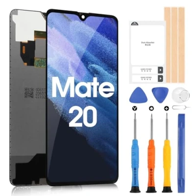 Abbildung von LCD Display für Huawei Mate 20 Bildschirm HMA L29 L09 LX9 Ersatz Touchscreen Digitizer mit Reparatur Set (Schwarz unterstützt Fingerabdruck)