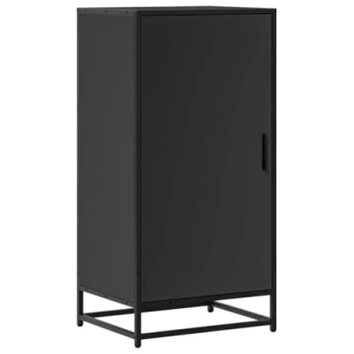 Abbildung von vidaXL Schuhregal Schwarz 48x38x97,5 cm Holzwerkstoff, Schuhschrank, Schuhaufbewahrung, Schuhe Organizer, Aufbewahrung, Schrank