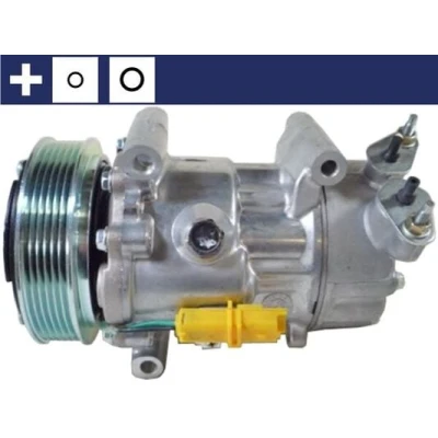 Abbildung von MAHLE ORIGINAL ACP 363 000S Kompressor SD6V12 12 PAG 46 R 134a mit Dichtring CITROËN: Nemo Kastenwagen, C3 II, Xsara Picasso, PEUGEOT: 206+ Schrägheck