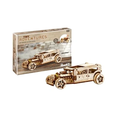 Abbildung von Revell Wooden Tiny Adventures Hot Rod Car Model Kit