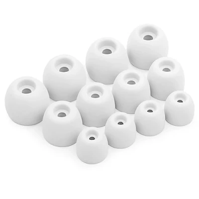 Abbildung von Okuli 12 x Silikon Ohrstöpsel Ohrhörer Gummi Tipps Für Samsung Galaxy Buds 2 Pro Kopfhörer in Weiß