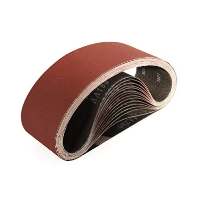 Abbildung von Sruhrak 75 x 533mm schleifband 15 Stück bandschleifer schleifbänder 400 Körnungen zum Schleifen, Feilen, Schärfen und Entrosten