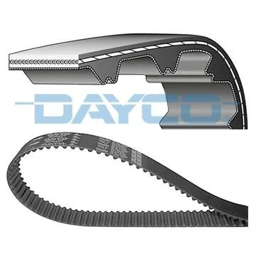Abbildung von DAYCO 94854 Zahnriemen 133 25,4 MAZDA: 323 F 6, 626 V Hatchback, IV Limousine