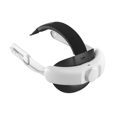 Abbildung von KIWI design Elite Strap mit Akku 6400mAh Kompatibel Meta Quest 3 Zubehör Komfort Battery Head Spielzeit Verlängern Nicht Unserem Vertikalen RGB Ladeständer