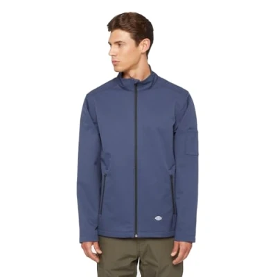 Abbildung von Dickies, Herren, Dickies Softshelljacke mit durchgehendem Reißverschluss, Marineblau, M