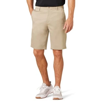 Abbildung von Amazon Essentials Herren 25 cm Lange Cargo Golfshorts mit klassischer Passform (erhältlich in Big &amp; Tall), Khakibraun, 34W