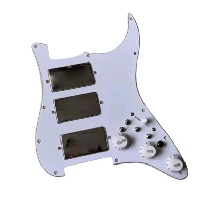 Abbildung von Schlagbrett Tonabnehmer Vorverdrahtetes HHH Gitarren 3 Alnico V Humbucker Mit Coil Split Schalter Für ST E Gitarre