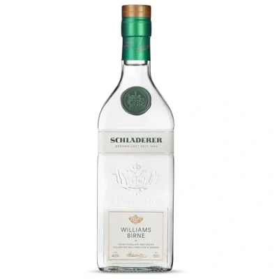 Abbildung von Schladerer Williams Christ Birnenbrand, edler Obstbrand aus dem Schwarzwald, mild und fruchtig dank sonnengereifter Birnen der Region Obstbrände (1 x 350 ml)