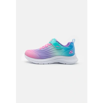 Abbildung von Skechers Glitter Translucent GORE Strap Sneaker low turquoise/multicoloured für Kinder, Größe: 31, Turquoise/multi coloured Schuhe