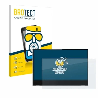 Abbildung von BROTECT Entspiegelungs Schutzglas für Lenovo ThinkVision M14t Schutz Folie Panzerfolie Glas Matt [Extrem Kratzfest 9H, Anti Reflex, Fingerprint]