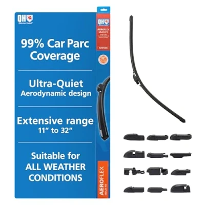 Abbildung von Scheibenwischer Quinton Hazell QAW1014 355mm OPEL: Mokka / X, RENAULT: Clio 4 Schrägheck, FORD: FIESTA 7