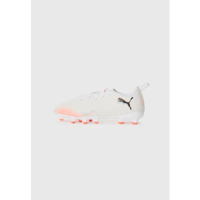 Abbildung von PUMA Future 8 Play Fg/Ag Jr Fussballschuh, Weiß, Schwarz, leuchtendes Rot, 34 EU