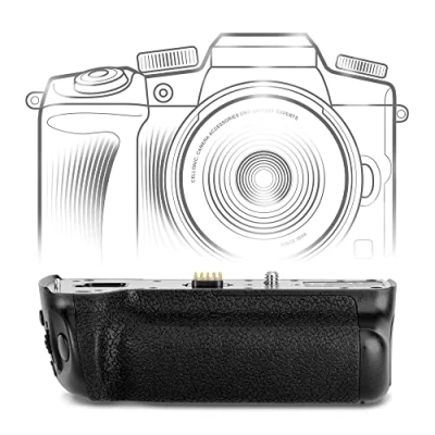 Abbildung von CELLONIC® Batteriegriff DMW BGGH5 für Panasonic Lumix DC GH5 II/Lumix Akkugriff BLK22 Battery Grip Kamera Hochformatgriff, Multifunktions Handgriff, Vertical