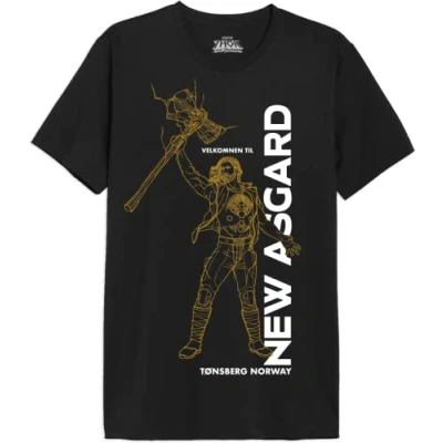 Abbildung von Marvel Herren Metlatmts018 T Shirt, Schwarz, XXL