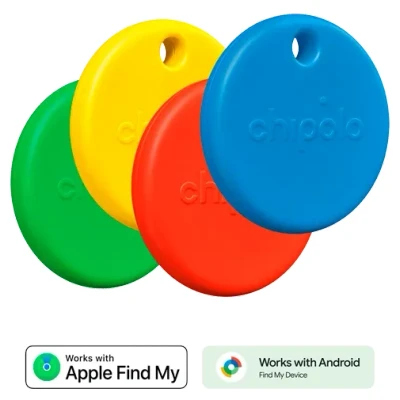 Abbildung von Chipolo POP Rot/Blau/Gelb/Grün 4 Pack