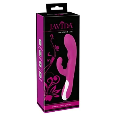 Abbildung von Rabbitvibrator „Heating Vibe“ mit Klitorisreizarm und Wärmefunktion